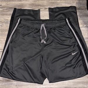 Nike Charcoal Joggers with Silver Accents